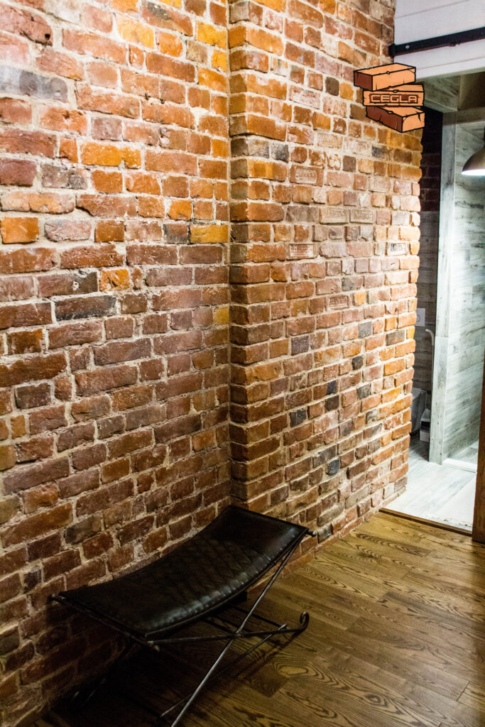 Стена из старого кирпича
