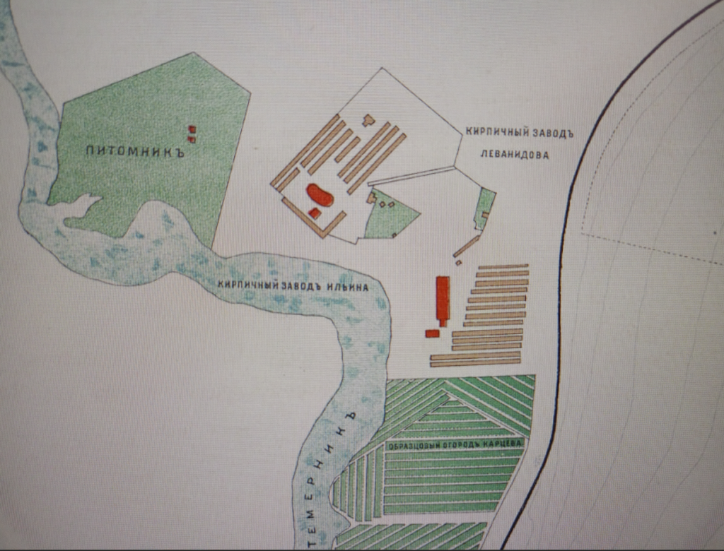 Завод Леванидова на карте Ростова-на-Дону 1902 года